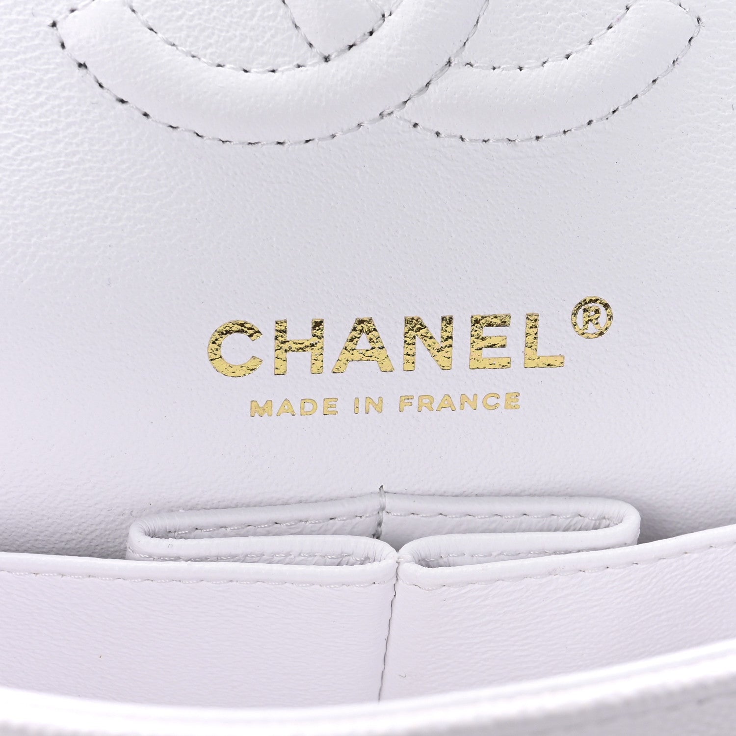 Chanel Caviar Quilted Small Double Flap White 6 of 11