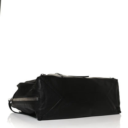 Balenciaga Supple Calfskin Papier A4 Zip Around Tote Black 4 of 14
