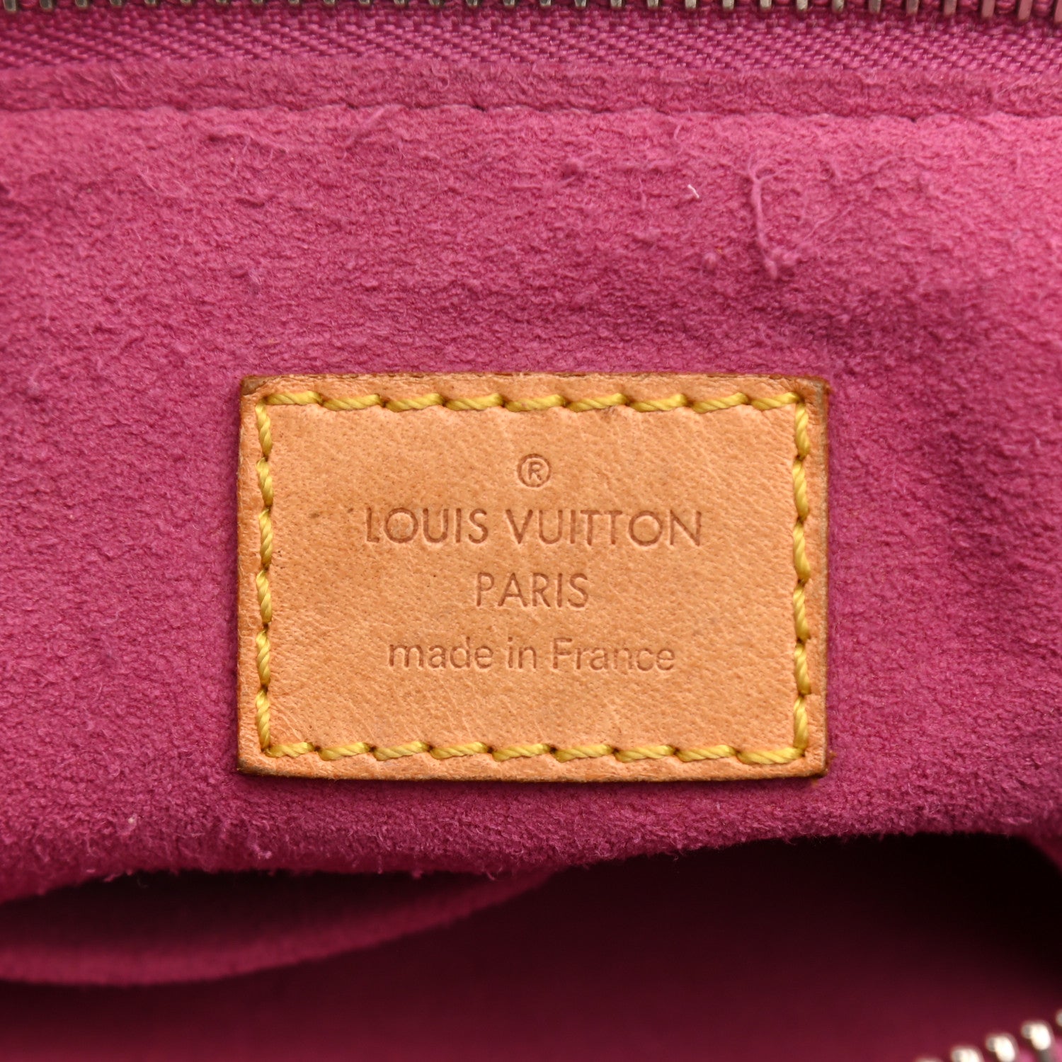 Louis Vuitton Denim Baggy PM Fuchsia 10 of 25
