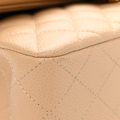 Chanel Caviar Quilted Small Double Flap Beige 11 of 16