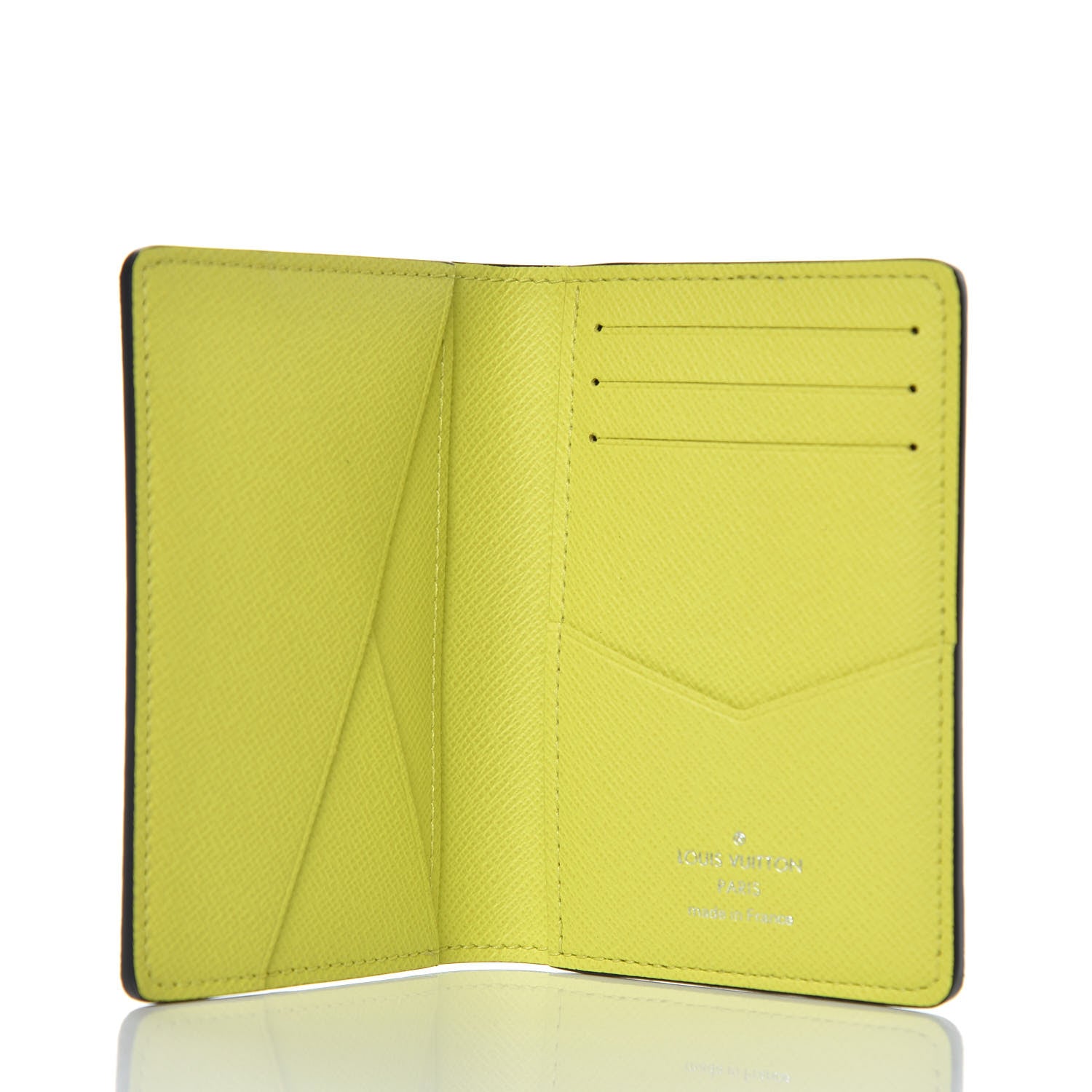 Louis Vuitton Monogram Taiga Pocket Organizer Yellow 5 of 7