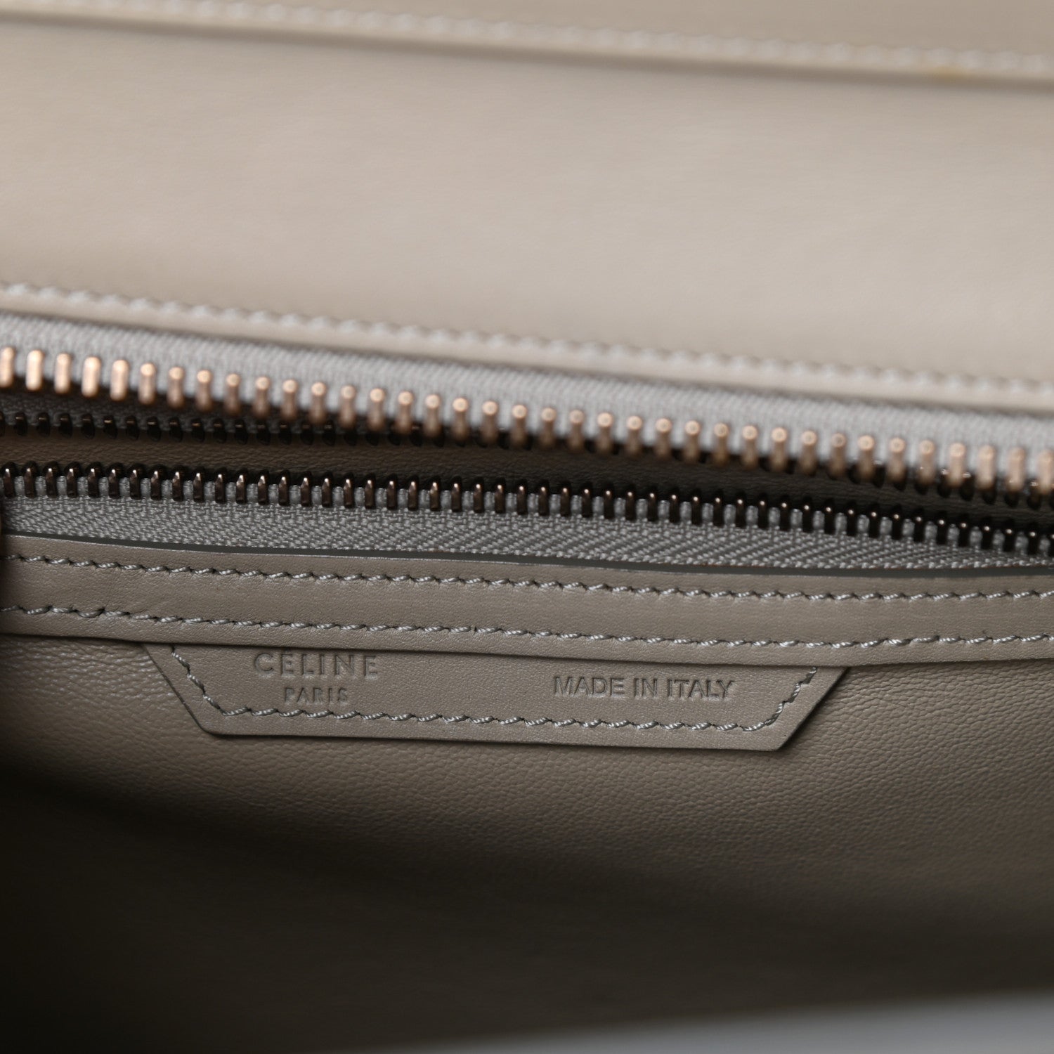 Celine Smooth Calfskin Micro Luggage Mastic 6 of 9