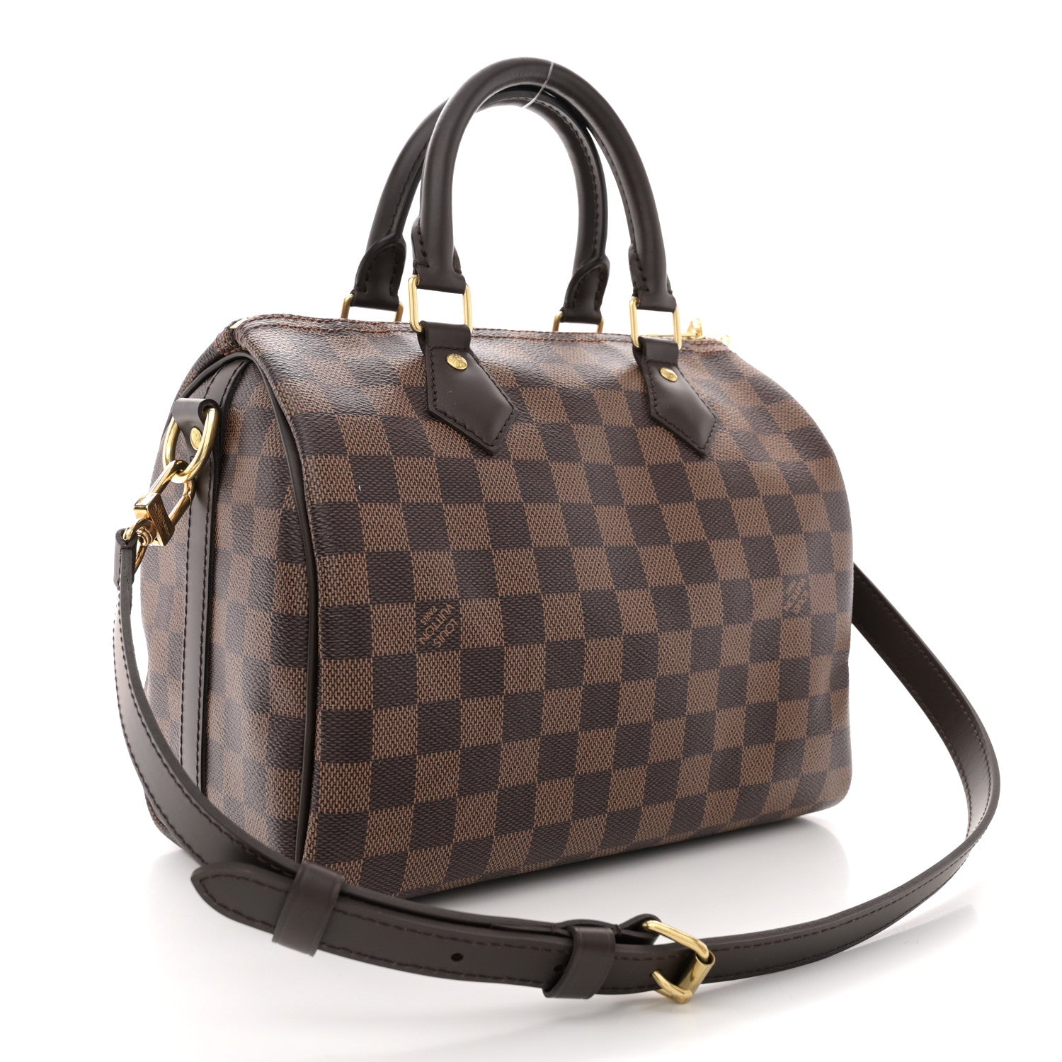 Louis Vuitton Damier Ebene Speedy Bandouliere 25 3 of 10