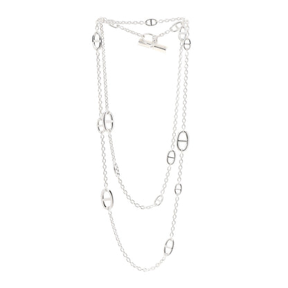 Hermes Sterling Silver Farandole Necklace 120 3 of 5
