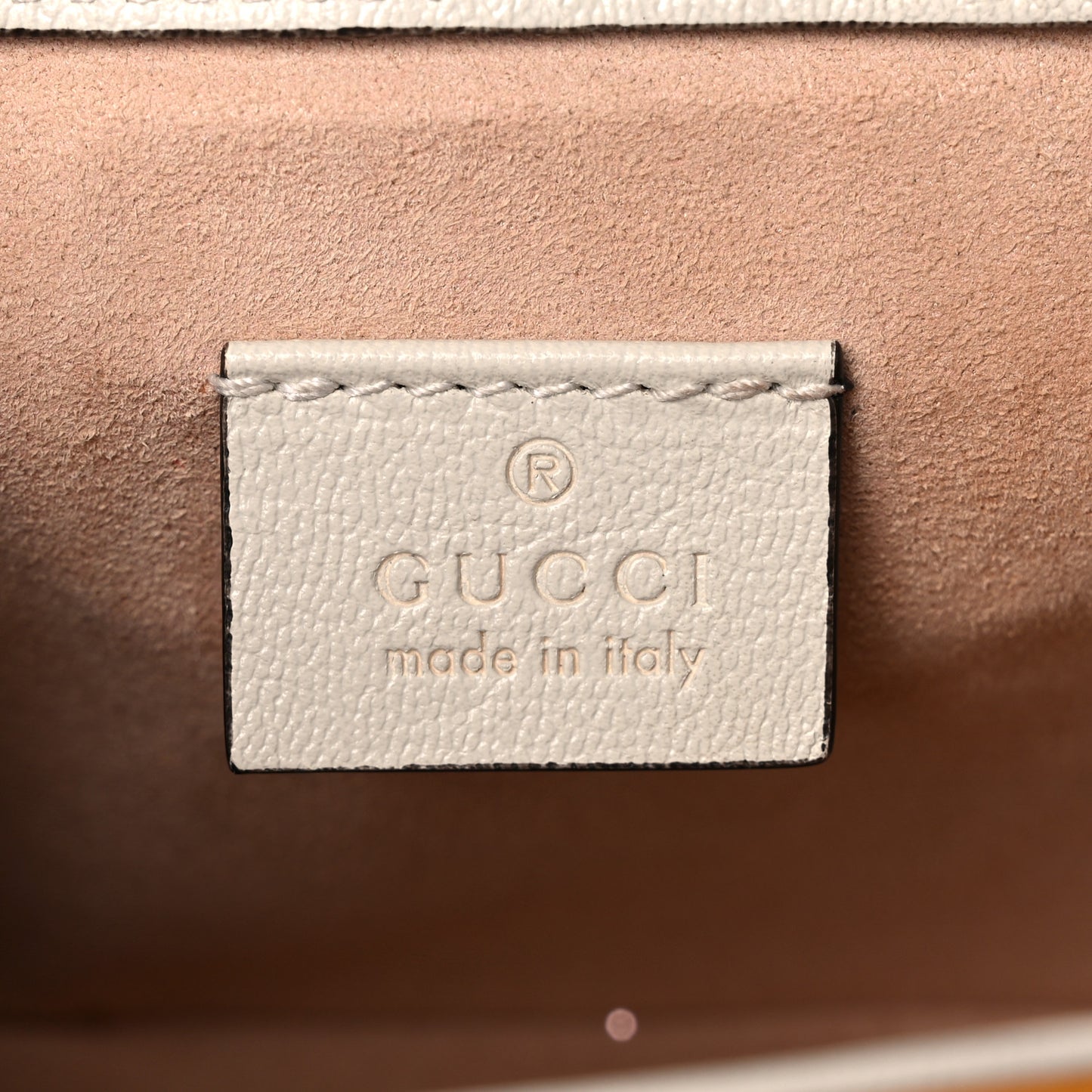 GG Supreme Monogram Calfskin Mini Padlock Flap Pocket Shoulder Bag Beige Mystic White Sun Oil