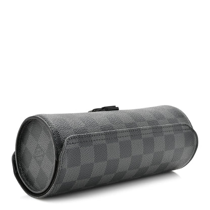 Louis Vuitton Damier Graphite 3 Watch Travel Case 4 of 7