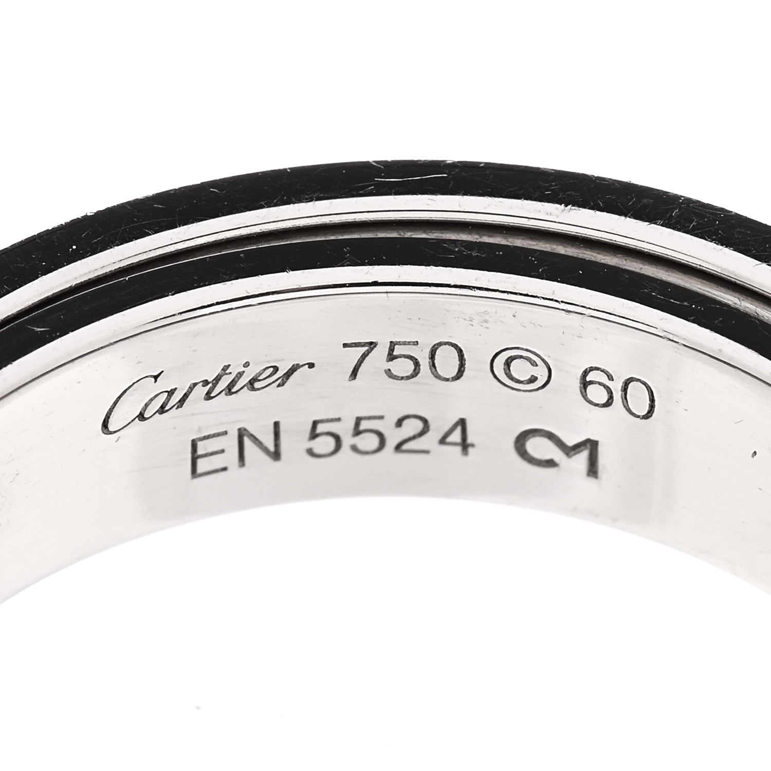 Cartier 18K White Gold 5.5mm Astro Ring 60 9.25 5 of 5