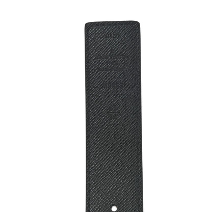 Louis Vuitton Calfskin Monogram 30mm LV Initiales Reversible Belt 85 34 Black 3 of 5