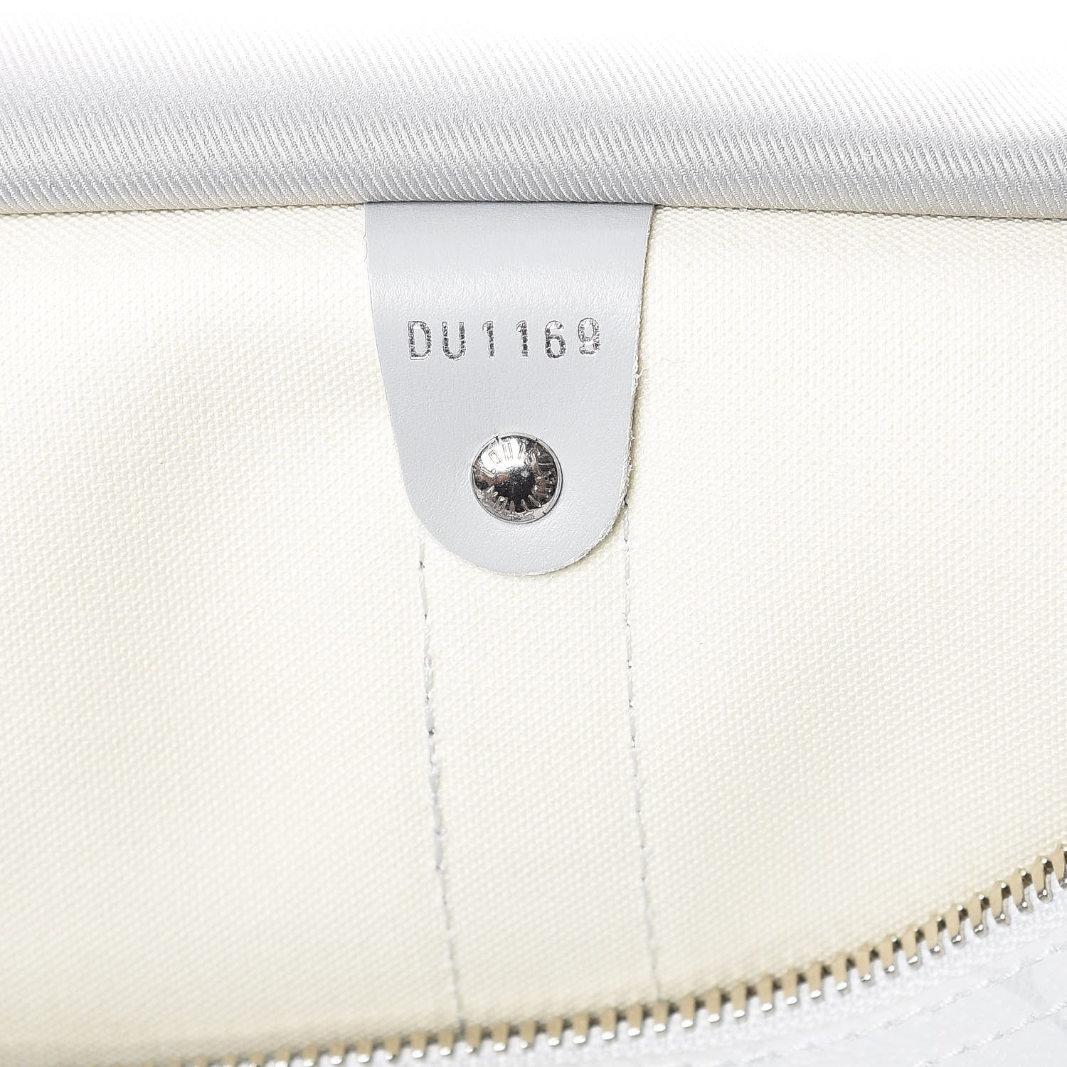 Louis Vuitton Monogram Logo Keepall Bandouliere 50 White 7 of 19