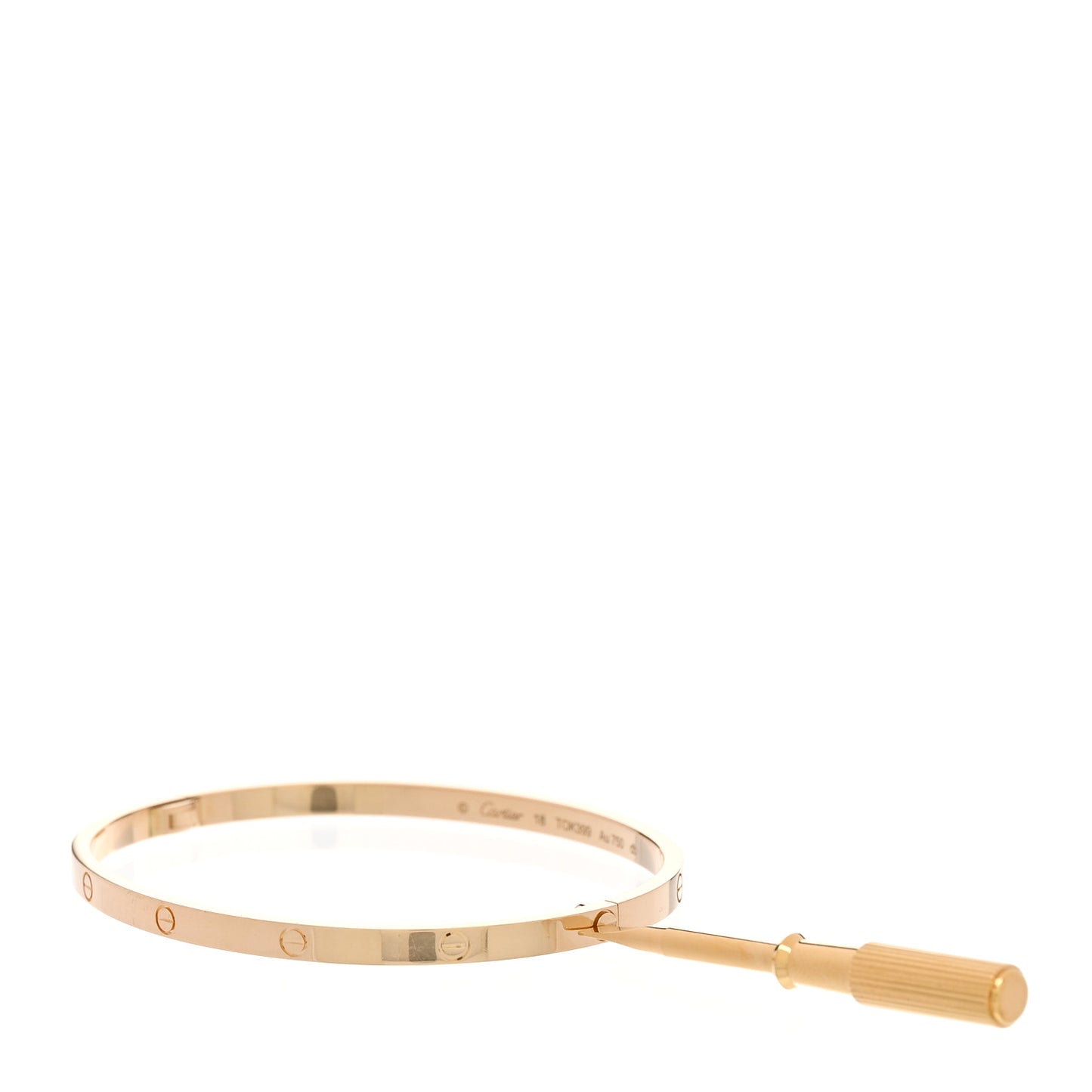 18K Yellow Gold Small LOVE Bracelet 18