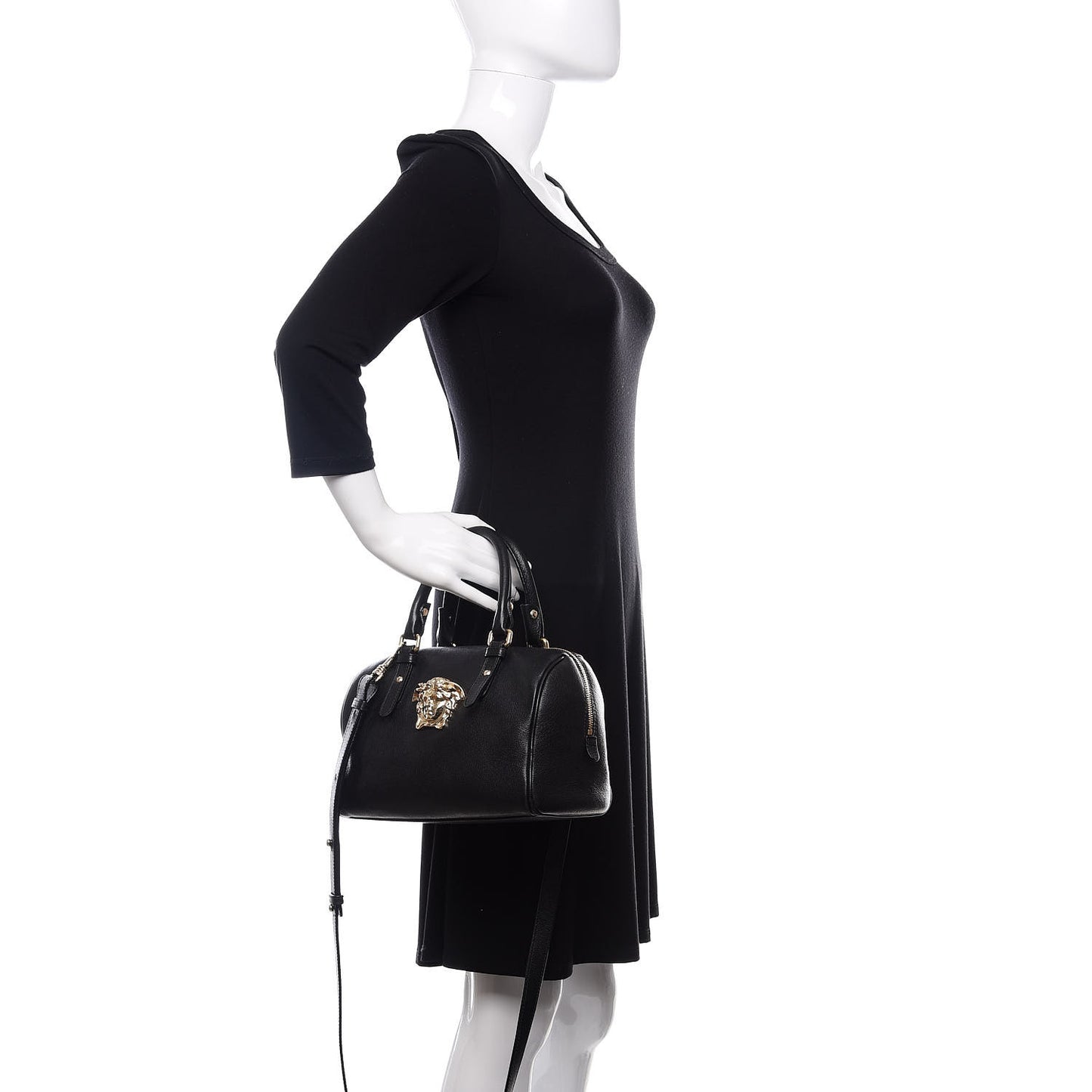 Nappa Palazzo Bowler Black
