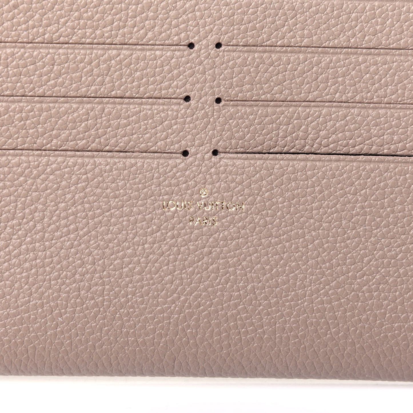 Calfskin Felicie Chain Wallet Card Holder Insert Tourterelle