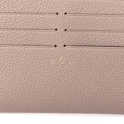 Louis Vuitton Calfskin Felicie Chain Wallet Card Holder Insert Tourterelle 8 of 8