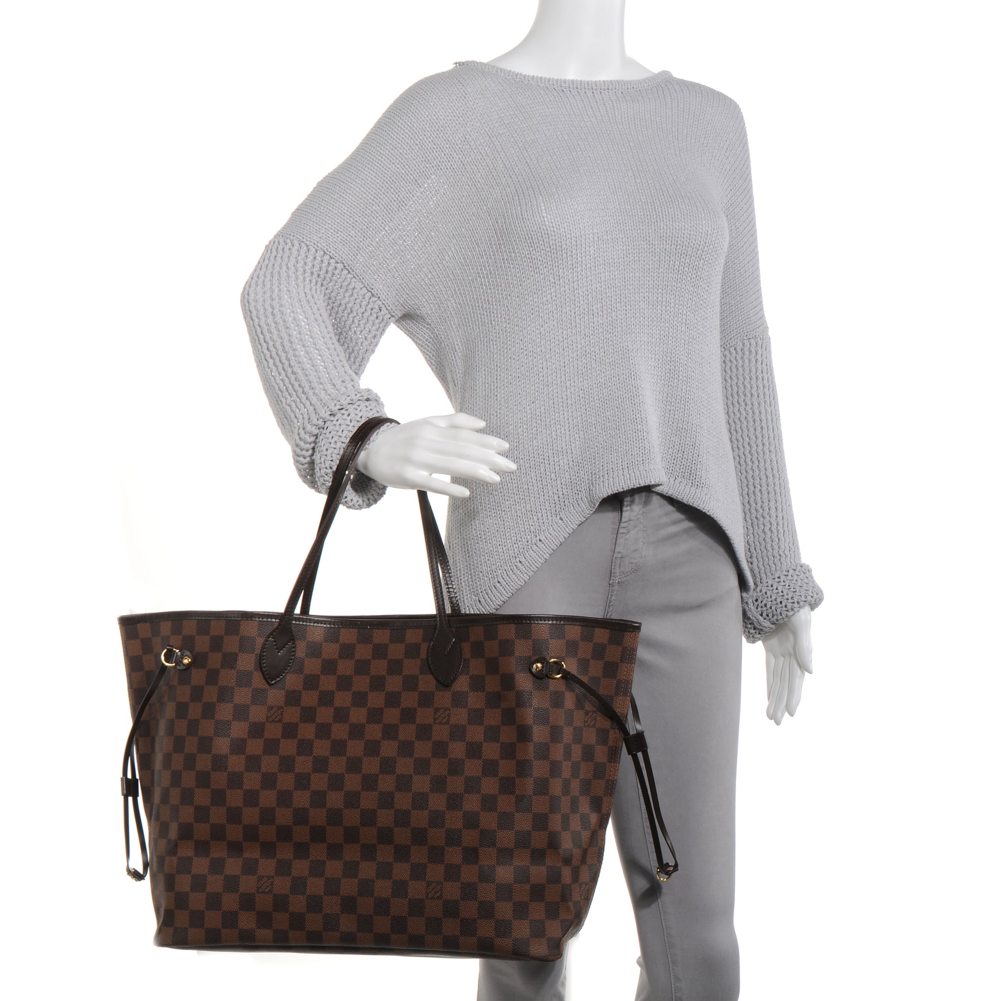 Louis Vuitton Damier Ebene Neverfull GM 2 of 9