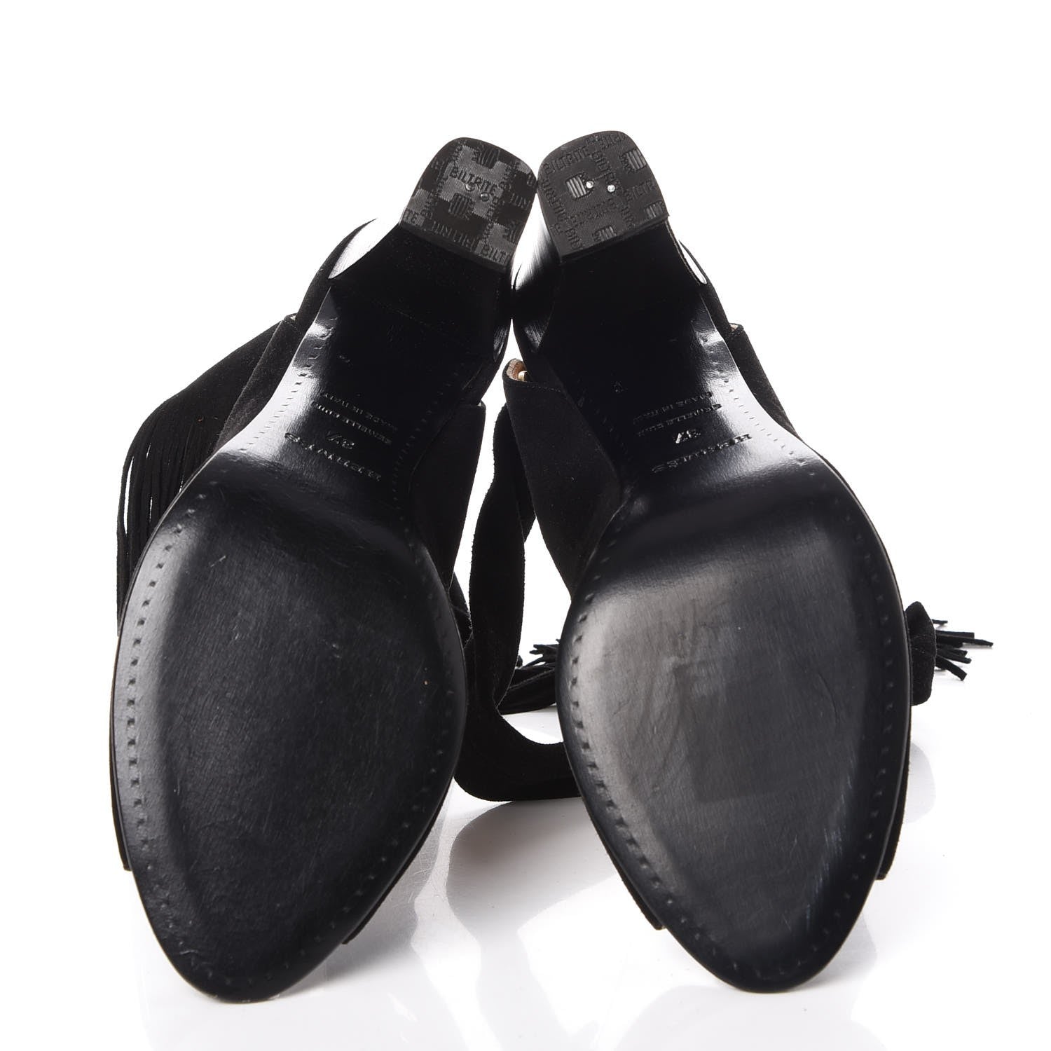 Hermes Suede Niagara Pumps 37 Black 7 of 10