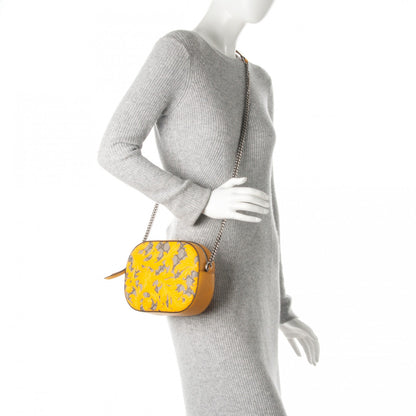 Gucci GG Supreme Monogram Arabesque Mini Chain Shoulder Bag Beige Yellow 2 of 7