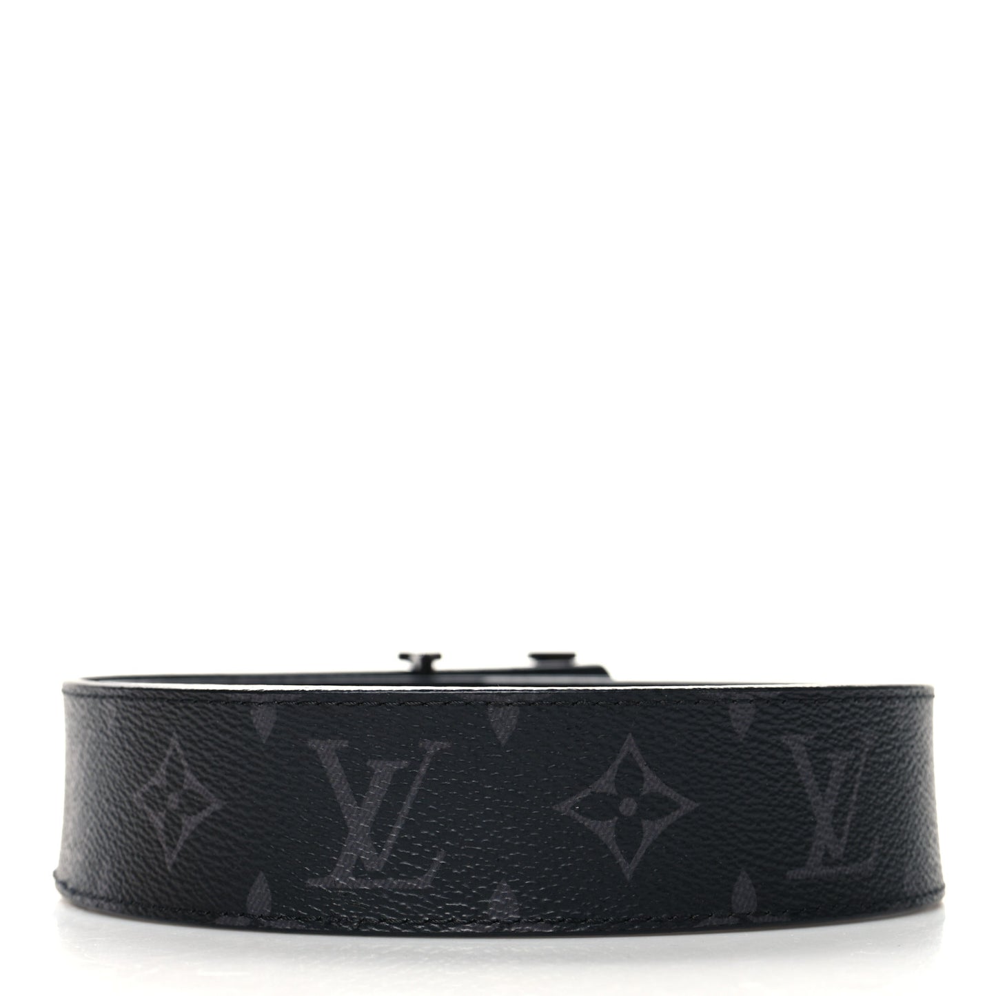 Monogram Eclipse Taigarama 40mm LV Initiales Reversible Belt 85 34 Black