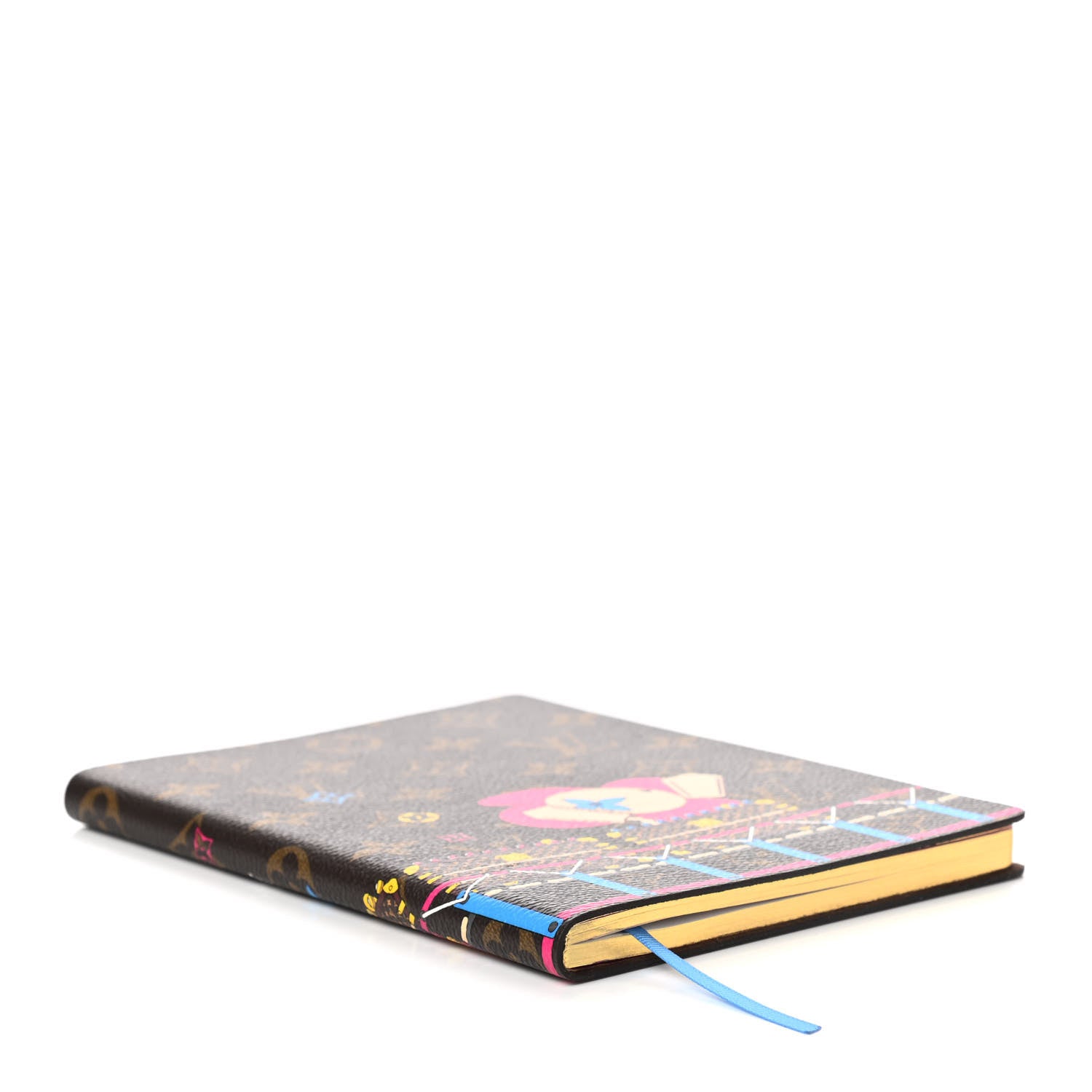Louis Vuitton Monogram 2020 Christmas Animation Roller Coaster Notebook MM Pivoine 3 of 7