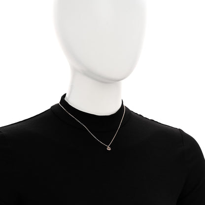 Gucci 18K Rose Gold Running G Pendant Necklace 2 of 5