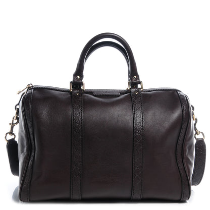 Gucci Calfskin Microguccissima Trim Medium Boston Brown 1 of 8