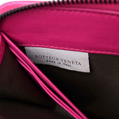 Bottega Veneta Nappa Intrecciato Zip Around Wallet Pink 7 of 17
