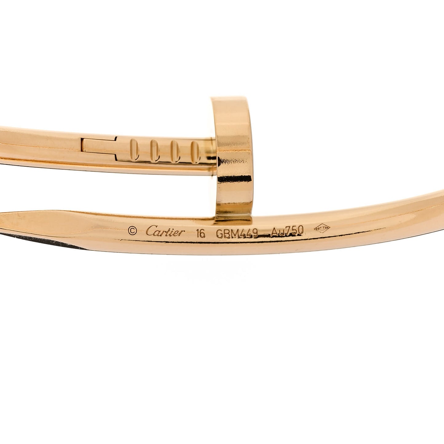 18K Yellow Gold Juste Un Clou Bracelet 16