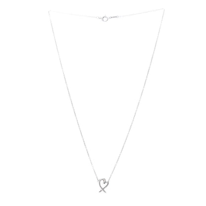 Tiffany Sterling Silver Mini Paloma Picasso Loving Heart Pendant Necklace 3 of 6