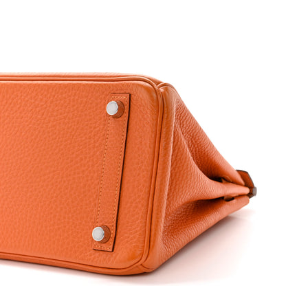 Hermes Togo Birkin 25 Orange 10 of 10