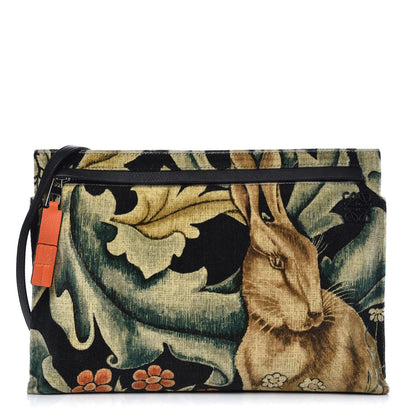 Loewe Canvas Rabbit T Pouch Bag 1 of 8