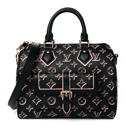 Louis Vuitton Monogram Fall for You Speedy Bandouliere 25 Black 1 of 9