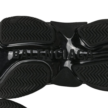 Balenciaga Technical Fabric Allover Logo Mens Triple S Sneakers 42 Black Fluo Yellow 6 of 8
