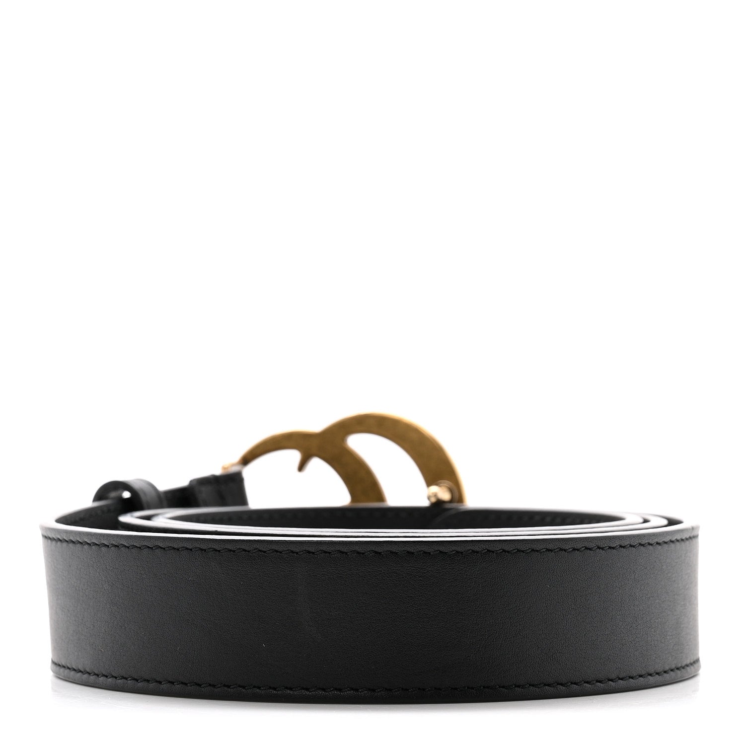 Gucci Calfskin Double G 30mm Belt 90 36 Black 1878454 – FASHIONPHILE