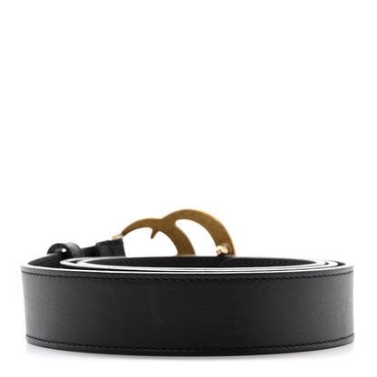 Gucci Calfskin Double G 30mm Belt 90 36 Black 2 of 7