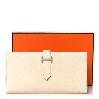 Hermes Chevre Mysore Bearn Gusset Wallet Nata 10 of 10