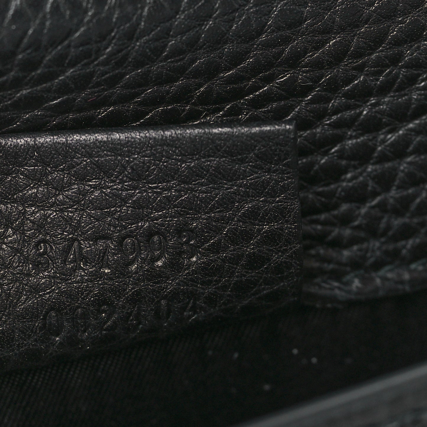 Pebbled Calfskin Soho Flap Belt Bag Black