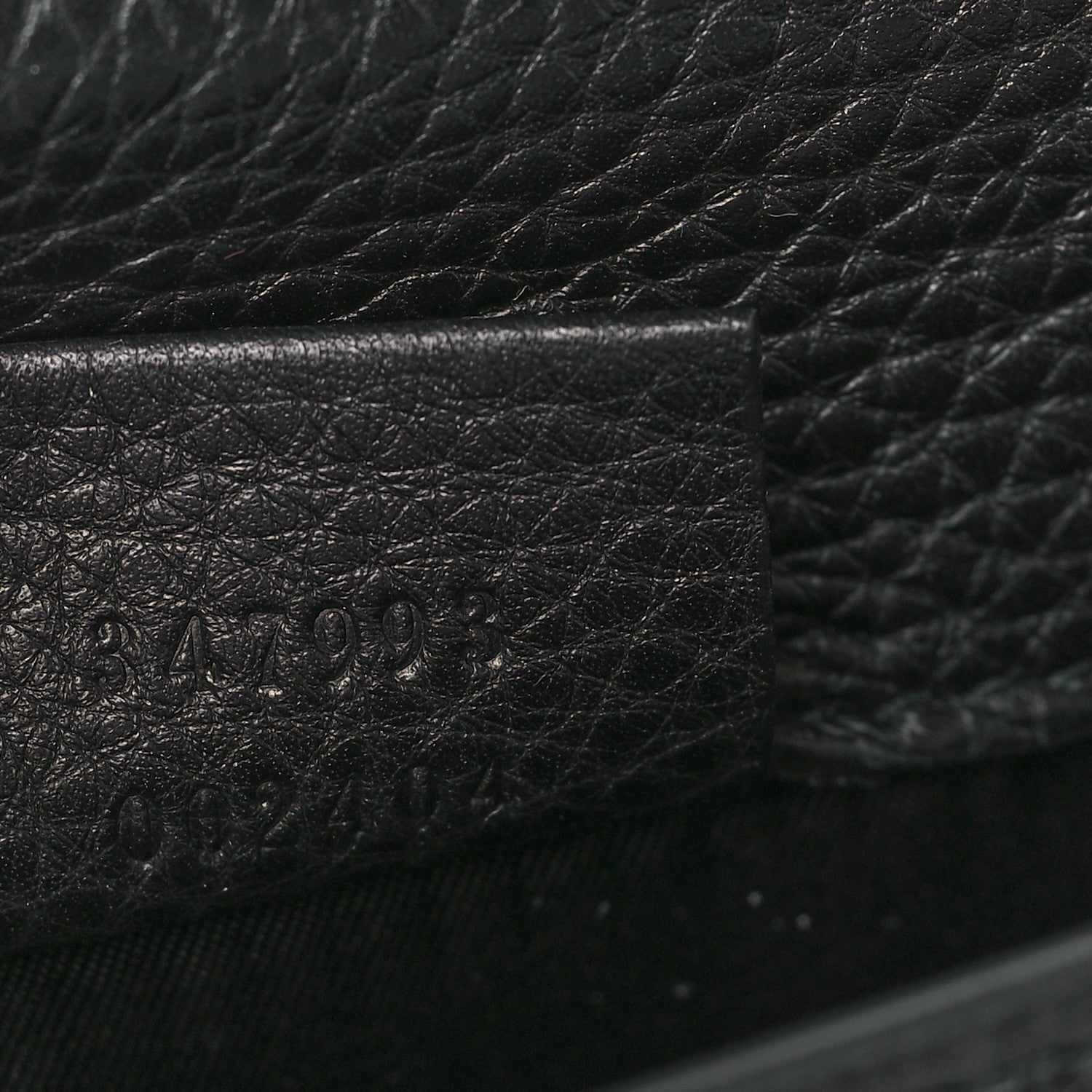 Gucci Pebbled Calfskin Soho Flap Belt Bag Black 7 of 9