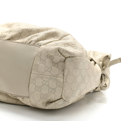 Gucci Guccissima Medium Hysteria Tote Ivory 12 of 12