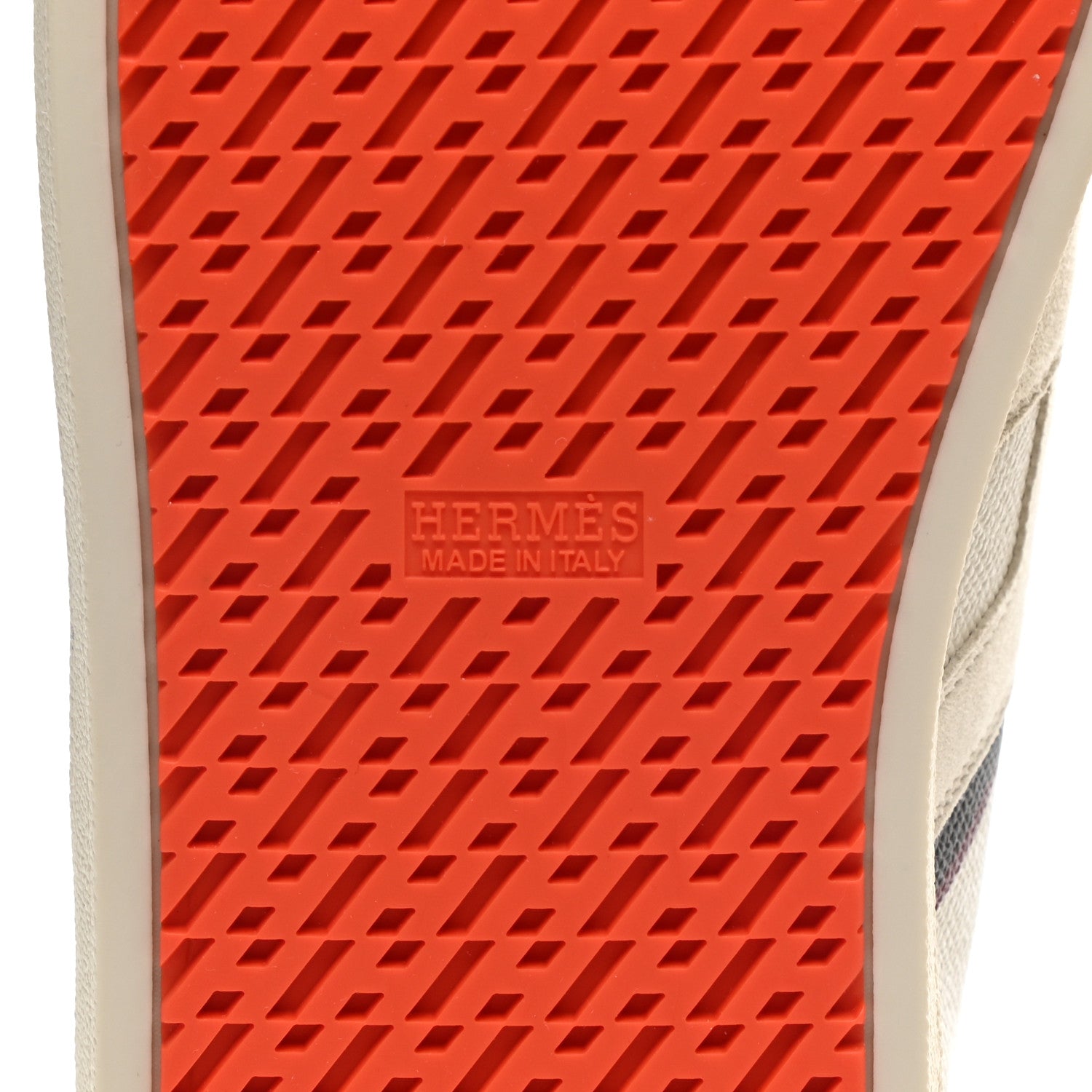 Hermes Epsom Suede Goatskin Mens Boomerang Sneakers 45 Beige Glaise 6 of 10