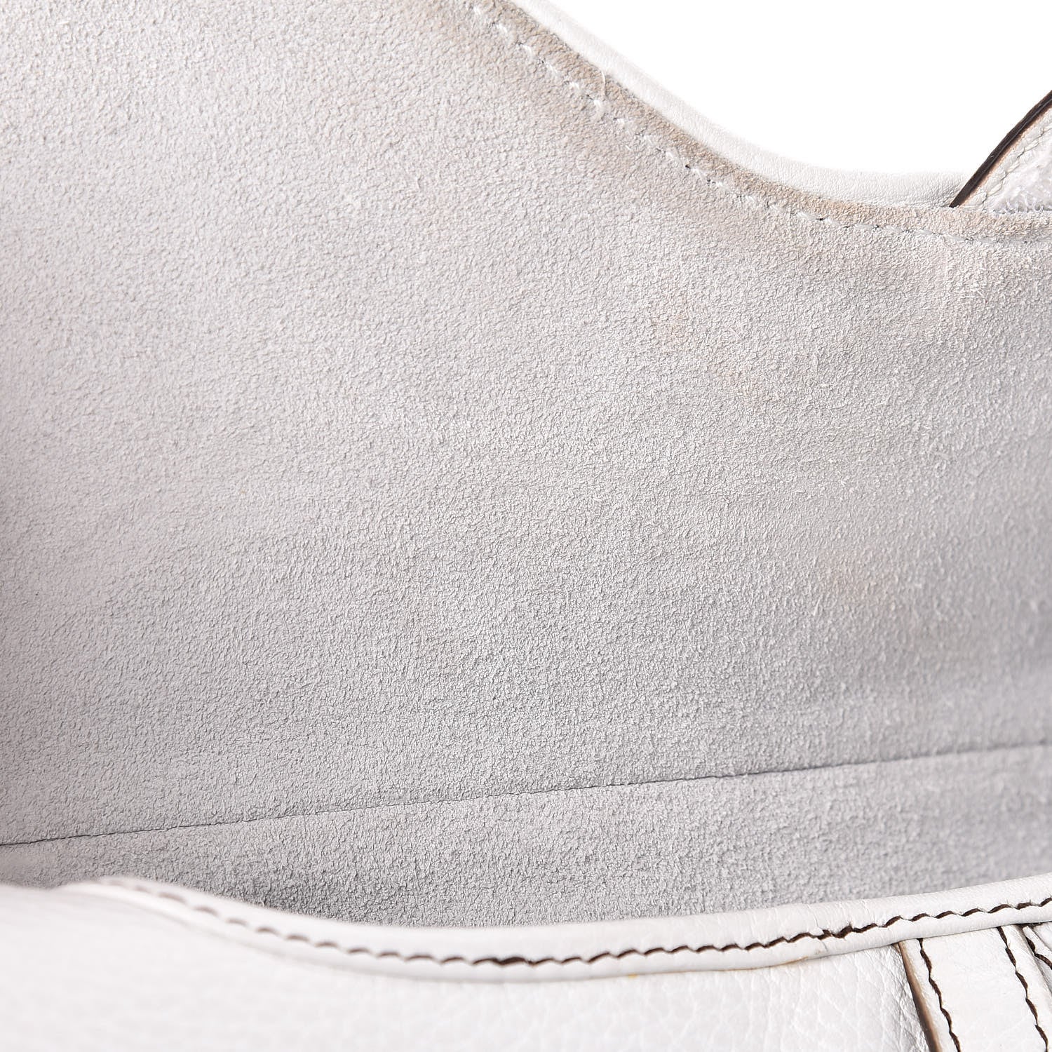 Christian Dior Calfskin Saddle Bag White 15 of 19