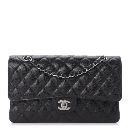 Chanel Caviar Quilted Medium Double Flap Black 1 of 9