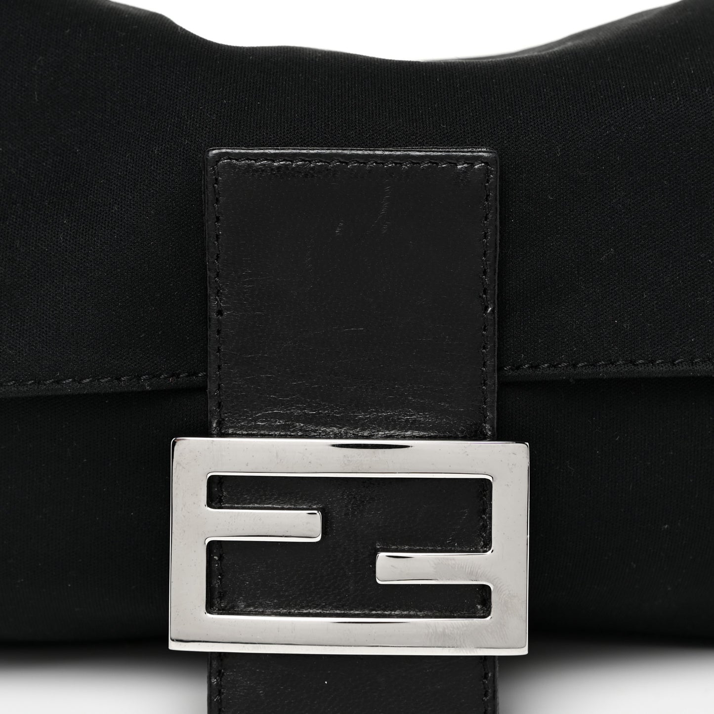 Nylon Baguette Bag Black