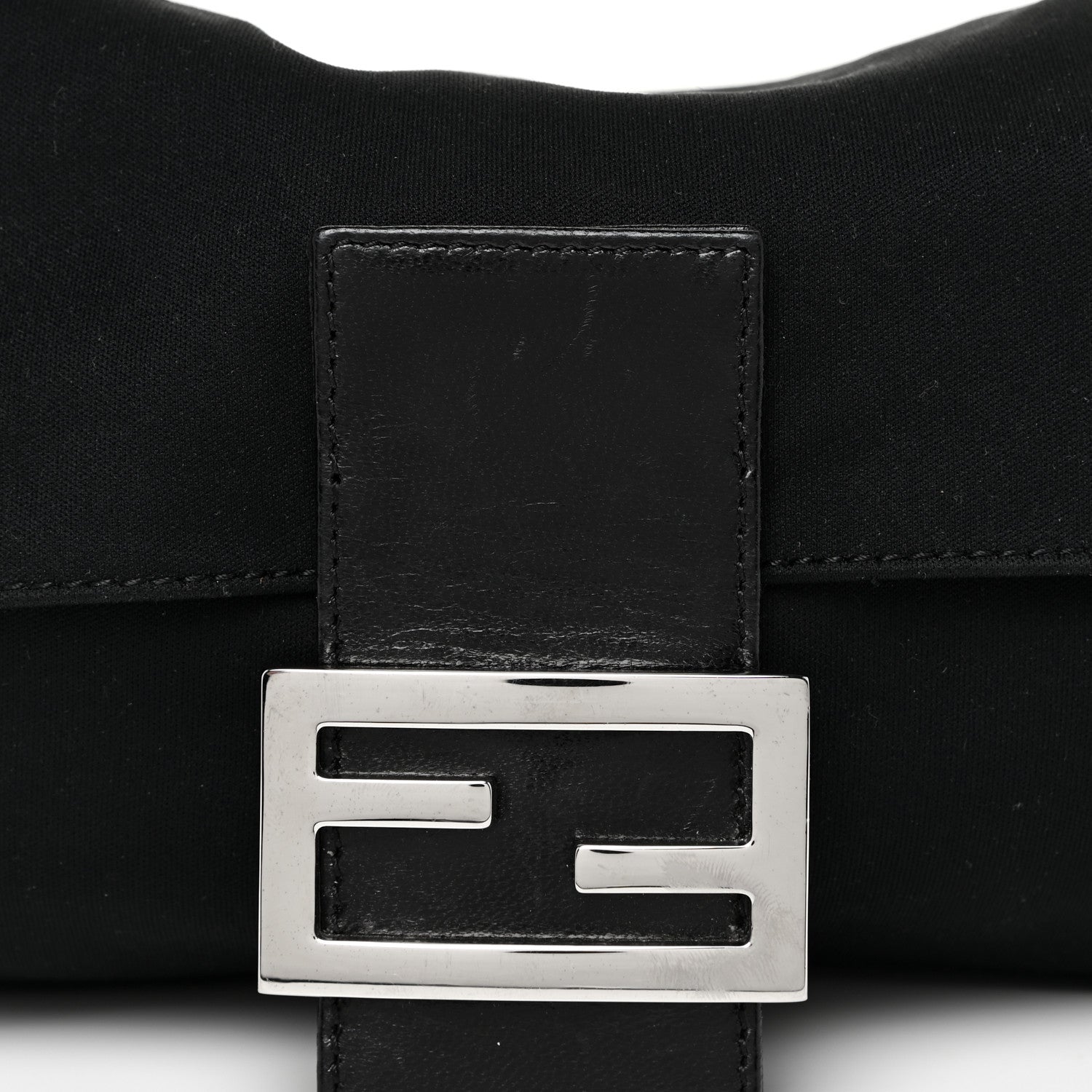 Fendi Nylon Baguette Bag Black 6 of 14