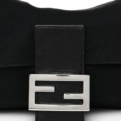 Fendi Nylon Baguette Bag Black 6 of 14