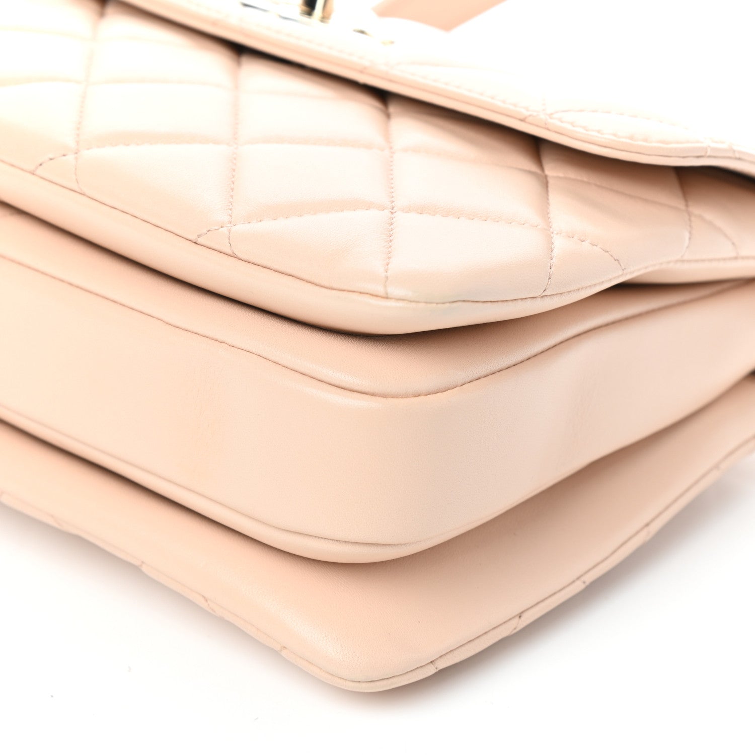 Chanel Lambskin Quilted Small Trendy CC Dual Handle Flap Bag Beige 10 of 10