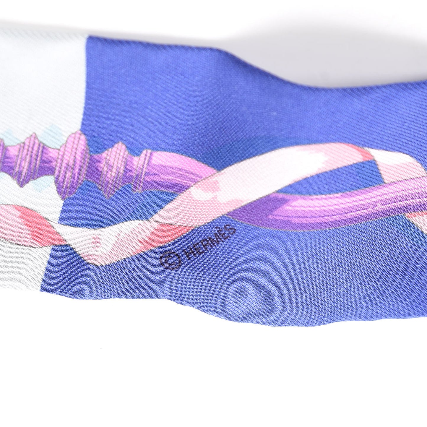 Silk Ferronnerie Twilly Mauve Rouge Ciel