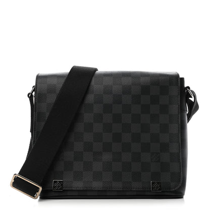 Louis Vuitton Damier Graphite District PM 1 of 4
