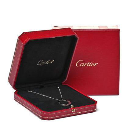 Cartier 18K White Gold LOVE Pendant Necklace 6 of 6