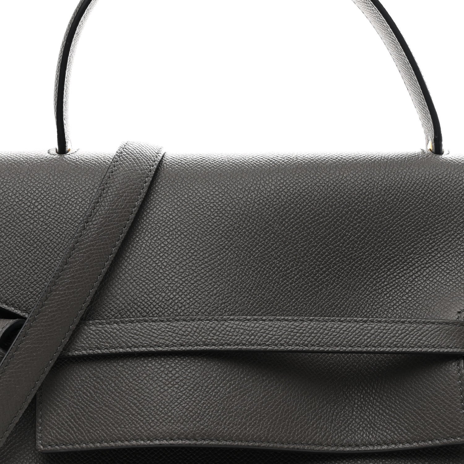 Celine Grained Calfskin Mini Belt Bag Grey 7 of 10