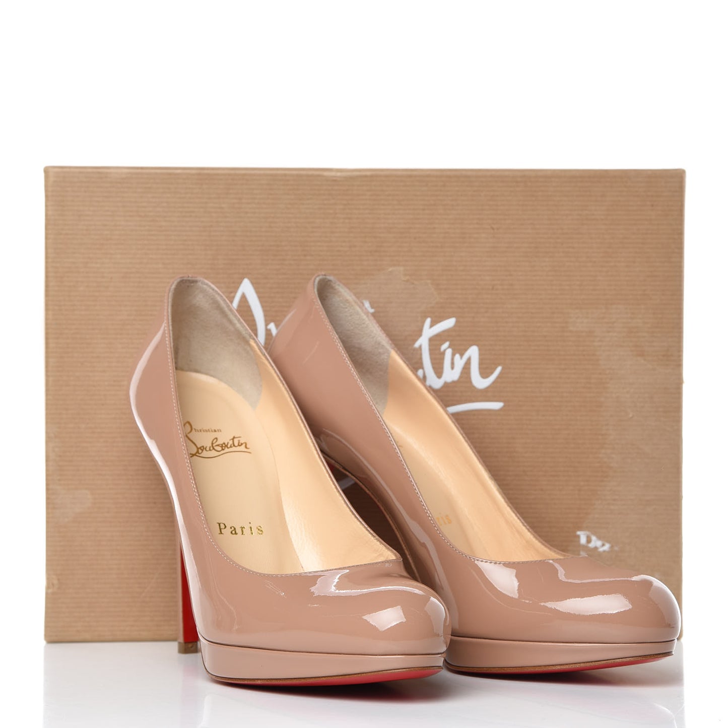 Patent New Simple 120 Pumps 36.5 Nude