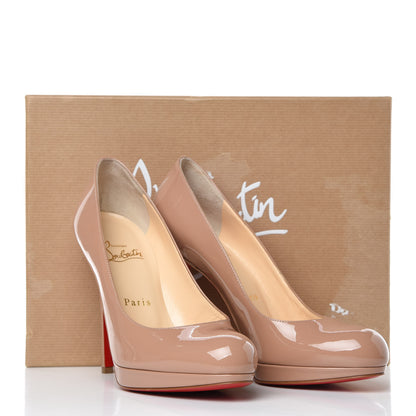 Christian Louboutin Patent New Simple 120 Pumps 36.5 Nude 8 of 8